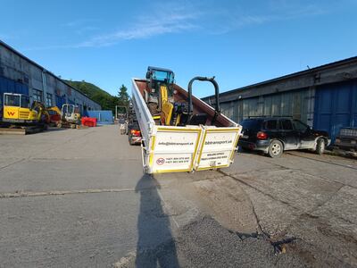 Hákový kontajner s nakladačom BB Transport